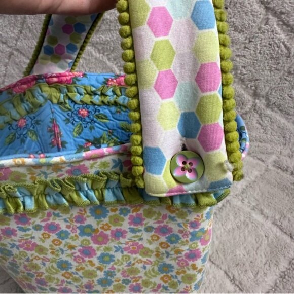 Matilda Jane | Eggcellent Reversible Floral Print Cloth Easter Basket - Picture 5 of 10